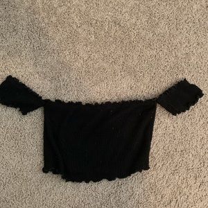 Off the shoulder crop top
